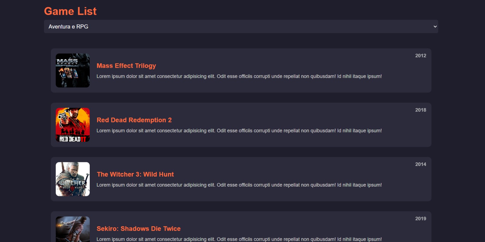 DSList Frontend